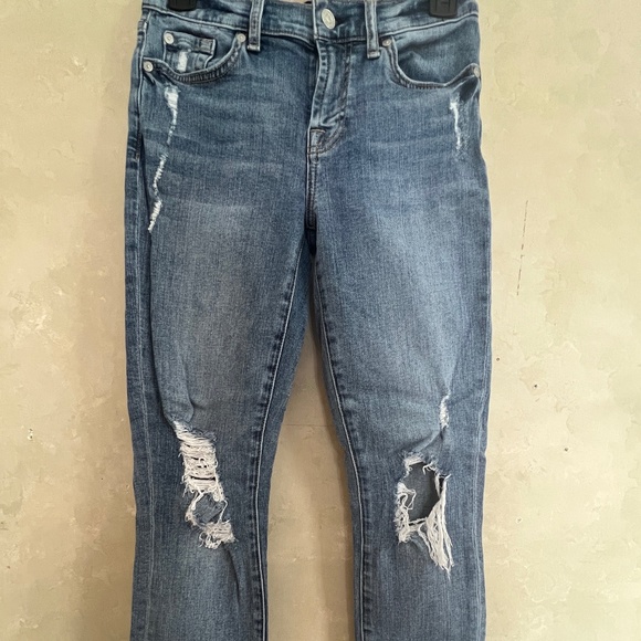 7 For All Mankind 'The Ankle Skinny' Denim Jean Size 26 - Picture 2 of 7